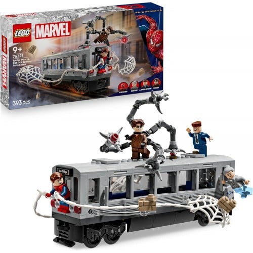LEGO Marvel 76321 Spider-Man vs. Doc Ock Subway Train Scene LEGO Marvel 76321 Spider-Man vs. Doc Ock Subway Train Scene