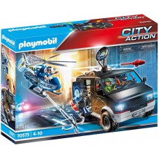 Playmobil City Action 70575 Helicopter Pursuit with Runaway Van