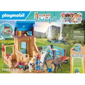 Playmobil Horses Of Waterfall 71353 Horse Stall with Amelia and Whisper