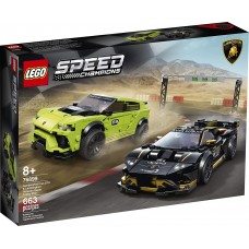 LEGO Speed Champions 76899 Lamborghini Urus ST-X and Lamborghini Huracan Super Trofeo EVO