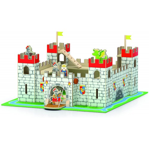 משחק טירה מעץ VIGA דגם 50310 משחק טירה מעץ VIGA דגם 50310