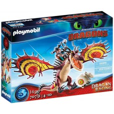 Playmobil Dragons 70731 Dragon Racing: Snotlout and Hookfang
