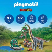 Playmobil Dinos 71819 Brachiosaurus with Hovercraft
