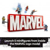 LEGO Marvel 76313 MARVEL Logo & Minifigures LEGO Marvel 76313 MARVEL Logo & Minifigures