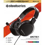 אוזניות גיימינג + מיקרופון STEELSERIES דגם ARCTIS 1 
