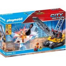Playmobil City Action 70442 Construction Demolition Crane