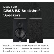 זוג רמקולים מדפיים ELAC דגם DEBUT 3.0 DB63