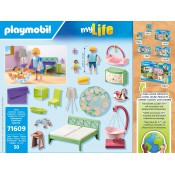Playmobil My Life 71609 Sleeping room with baby play corner