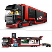 LEGO City 60445 F1 Truck with RB20 & AMR24 F1 Cars
