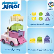 Playmobil Junior 71770 Minnie Mouse's Color Sorting Fruit Truck