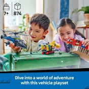 LEGO City 60462 Helicopter, Fire Truck & Submarine Remix