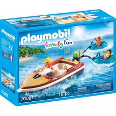 Playmobil Family Fun 70091 Speedboat with Tube Riders
