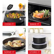 סט מחבת + 3 סירי בישול TEFAL 