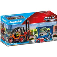 Playmobil City Action 70772 Forklift with Freight