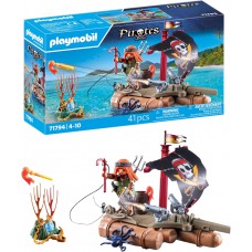Playmobil Pirates 71794 Pirate Raft with Treasure
