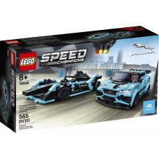 LEGO Speed Champions 76898 Formula E Panasonic Jaguar Racing GEN2 car and Jaguar I-PACE eTROPHY