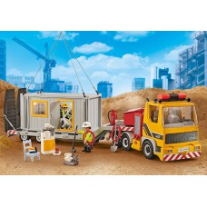 Playmobil City Action 9898 Flatbed Truck with container