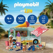 Playmobil My Life 71904 Ice Cream Truck with Surf Shop