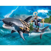 Playmobil Pirates 71793 Giant Shark with Pirate