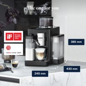 מכונת קפה אוטומטית De'Longhi Rivelia Perfetto משולבת מקציף חלב LatteCrema דגם EXAM440.55.B מכונת קפה אוטומטית De'Longhi Rivelia Perfetto משולבת מקציף חלב LatteCrema דגם EXAM440.55.B