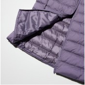 מעיל UNIQLO לנשים ללא כובע בצבע ורוד