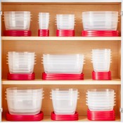 סט 17 קופסאות לאחסון מזון RUBBERMAID סט 17 קופסאות לאחסון מזון RUBBERMAID