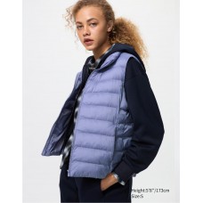 ווסט UNIQLO לנשים בצבע סגול