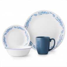 סט אוכל ל- 12 סועדים Corelle Classic Cornflower