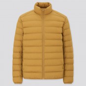 מעיל Uniqlo בצבע צהוב לגברים ללא כובע